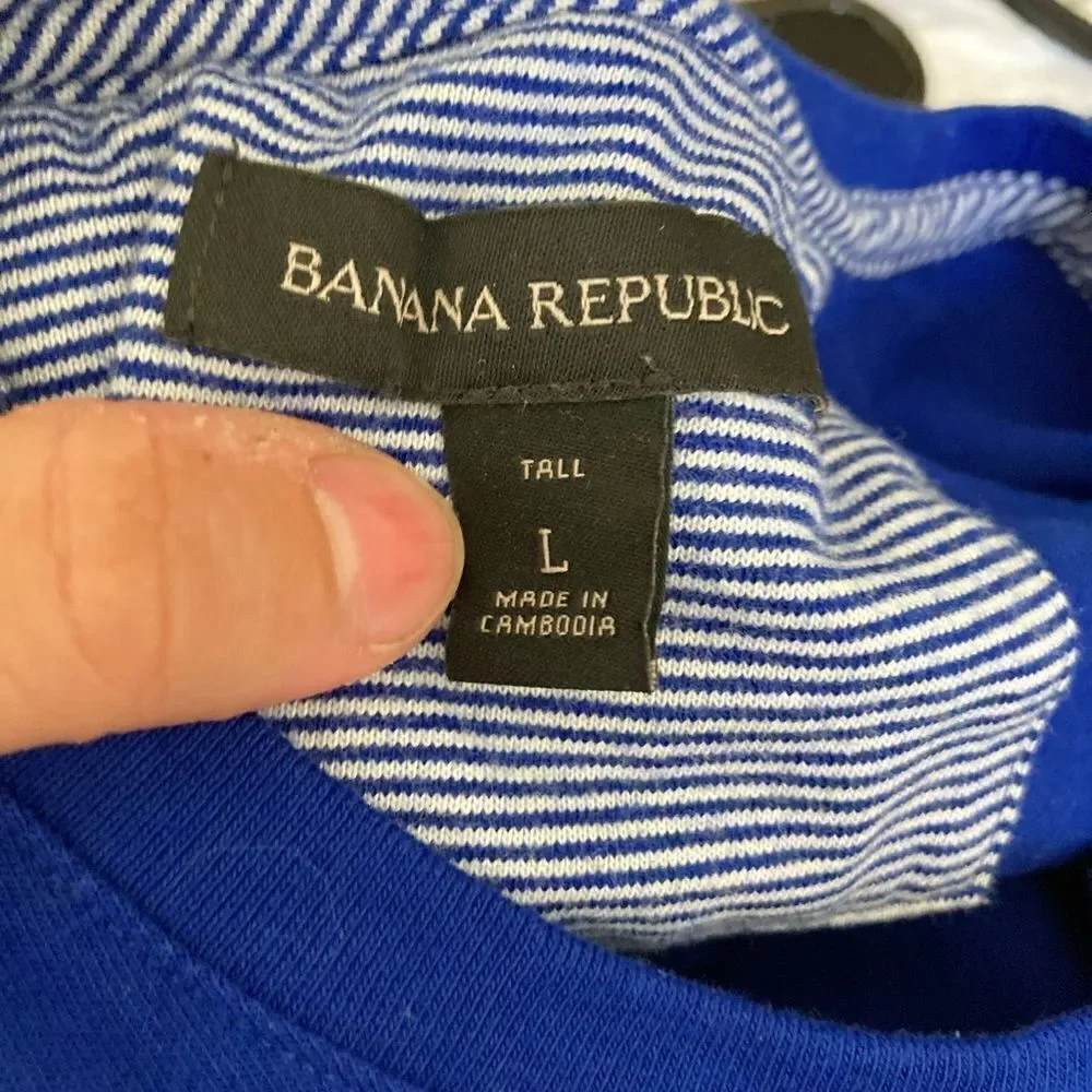 Mens Banana Republic Pocket Tshirt